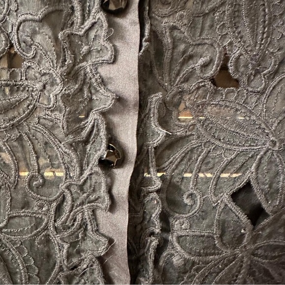 Temperly London Beaded Lace Top Size 10 - Picture 6 of 7